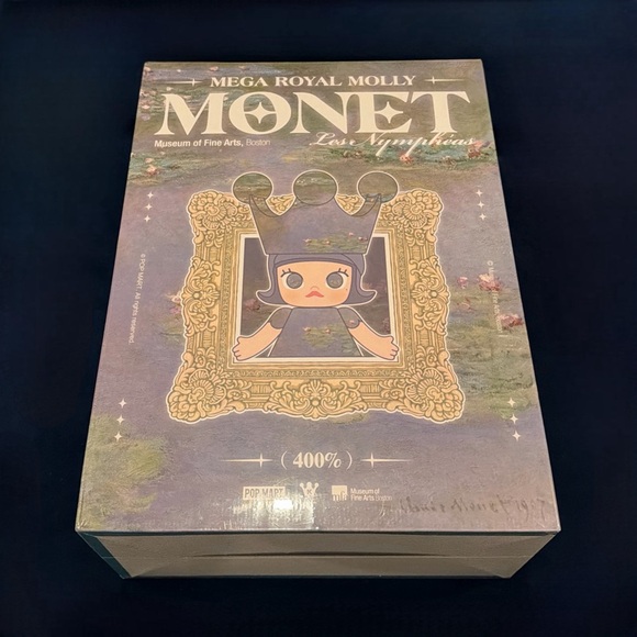Pop Mart Mega Royal Molly Monet Les Nymphéas 400% - Picture 6 of 16